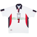 Camiseta BECKHAM 7 Inglaterra Primera Equipación Retro 1998