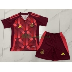 Camiseta Alemania Segunda Equipación la EURO Femenina 2025 Rojo Niño Kit Rojo