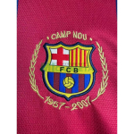 Camiseta Barcelona Primera Equipación Retro 2007/08 ML Rojo/Azul