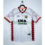Camiseta AS Roma Segunda Equipación Retro 1999/00 Blanco