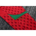 Camiseta Portugal Primera Equipación Retro 2004 ML Rojo/Verde Niño Kit