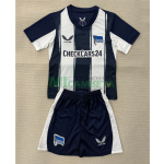 Camiseta Hertha Berlin Primera Equipación 2025/2026 Azul/Blanco Niño Kit