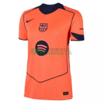 Camiseta Barcelona Tercera Equipación 2025/2026 Naranja Mujer