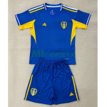 Camiseta Leeds United Segunda Equipación 2025/2026 Azul Niño Kit