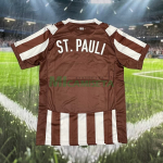 Camiseta FC St. Pauli Primera Equipación 2025/2026 Blanco/Marrón