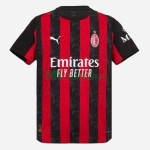 Camiseta AC Milan Primera Equipación 2025/2026 Rojo/Negro