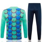 Sudadera De Entrenamiento Barcelona 2024/2025 Niño Kit Verde/Azul