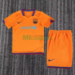 Camiseta Barcelona Segunda Equipación Retro 2006/2007 Naranja Niño Kit
