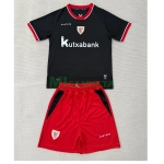 Camiseta Athletic de Bilbao Segunda Equipación 2026/2027 Negro Niño Kit