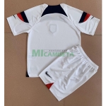Camiseta EE.UU. Primera Equipación 2022 Niño Kit Mundial