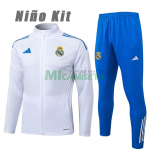 Chandal Real Madrid 2025/2026 Niño Blanco/Azul