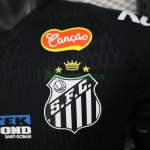 Camiseta Santos FC 2025/2026 Edición Especial Negro con Publicitario (EDICIÓN JUGADOR)