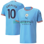 Camiseta Grealish 10 Manchester City Primera Equipación 2022/2023