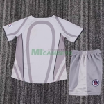 Camiseta PSG Segunda Equipación Retro 2001/02 Gris Niño Kit