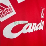 Camiseta Liverpool Primera Equipación Retro 1991/92