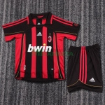 Camiseta MALDINI 3 AC Milan Primera  Equipación Retro 2006/07 Niño Kit Rojo/Negro
