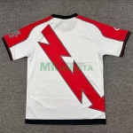 Camiseta Rayo Vallecano Primera Equipación 2025/2026 Blanco/Rojo  con Parche La Liga