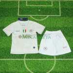 Camiseta Napoli Segunda Equipación 2025/2026 Blanco Niño Kit
