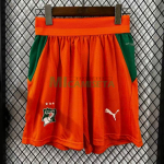 Pantalón Corto Costa de Marfil Primera Equipación Mundial 2026 Naranja (EDICIÓN JUGADOR)