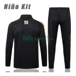 Sudadera De Entrenamiento Arsenal 2025/2026 Niño Kit Negro Versión Retro