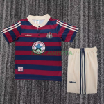 Camiseta Newcastle United Segunda Equipación Retro 1995/1997 Rojo/Azul Niño Kit