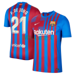 Camiseta F. De Jong 21 Barcelona Primera Equipación 2021/2022