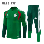 Sudadera de Entrenamiento Argelia 2026 Niño Kit Verde