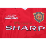 Camiseta Manchester United Primera Equipación Retro 1999/00 Rojo Niño Kit