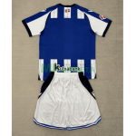 Camiseta Real Sociedad Primera Equipación 2025/2026 Azul/Blanco Niño Kit con Parche La Liga