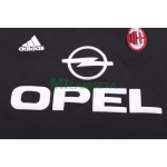 Camiseta AC Milan Tercera Equipación Retro 2000/01 Negro/Rojo Niño Kit