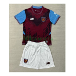 Camiseta West Ham United Primera Equipación 2026/2027 Rojo Oscuro Niño Kit