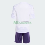 Camiseta Manchester United Segunda Equipación 2025/2026 Blanco Niño Kit
