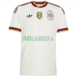 Camiseta España Segunda Equipación Mundial 2026 Blanco 2 Estrellas con FIFA2026