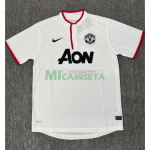Camiseta Manchester United Segunda Equipación Retro 2012/2013 Blanco