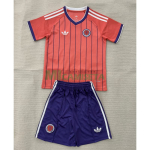Camiseta Escocia Segunda Equipación Mundial 2026 Rosa Niño Kit