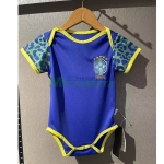 Camiseta Brasil Segunda Equipación 2022 Baby