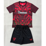 Camiseta Athletic de Bilbao Cuarta Equipación 2025/2026 Rojo Niño Kit
