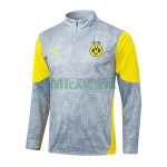 Sudadera De Entrenamiento Borussia Dortmund 2025/2026 Gris Claro/Amarillo