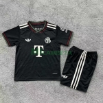 Camiseta Bayern Múnich Tercera Equipación 2025/2026 Negro Niño Kit