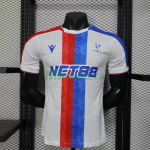 Camiseta Crystal Palace FC Segunda Equipación 2025/2026 Blanco/Azul/Rojo (EDICIÓN JUGADOR)