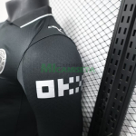 Camiseta Manchester City Segunda Equipación 2025/2026 ML Negro (EDICIÓN JUGADOR)