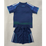 Camiseta Leicester City Segunda Equipación 2025/2026 Azul/Azul Marino Niño Kit
