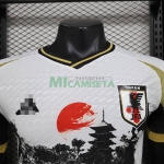 Camiseta Japón 2024 Blanco/Negro/Dorado (EDICIÓN JUGADOR)