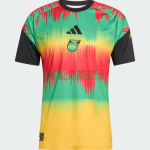 Camiseta Jamaica x Bob Marley 2026 Primera Equipación Verde/Rojo/Amarillo