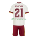 Camiseta Oyarzabal 21 España Segunda Equipación Mundial 2026 Blanco/Rojo Niño Kit