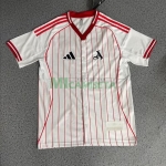 Camiseta Arsenal 2025/2026 Baseball Shirt Blanco/Rojo