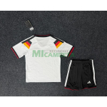 Camiseta Alemania Primera Equipación 2026 Blanco Niño Kit