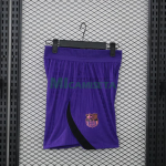 Pantalón Corto Barcelona Segunda Equipación 2026/2027 Negro/Morado (EDICIÓN JUGADOR)