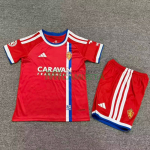 Camiseta Real Zaragoza Segunda Equipación 2026/2027 Rojo Niño Kit