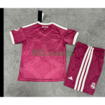 Camiseta Real Madrid 2026/2027 Rojo Niño Kit con Parche HP